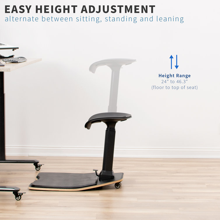 Ergonomic leaning chair clearance